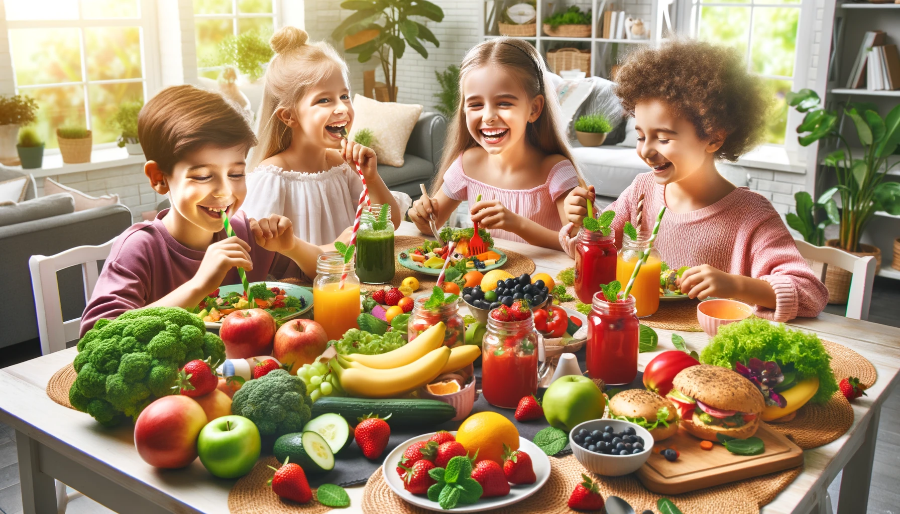 Jak naučit děti zdravě jíst a pít s bylinkami